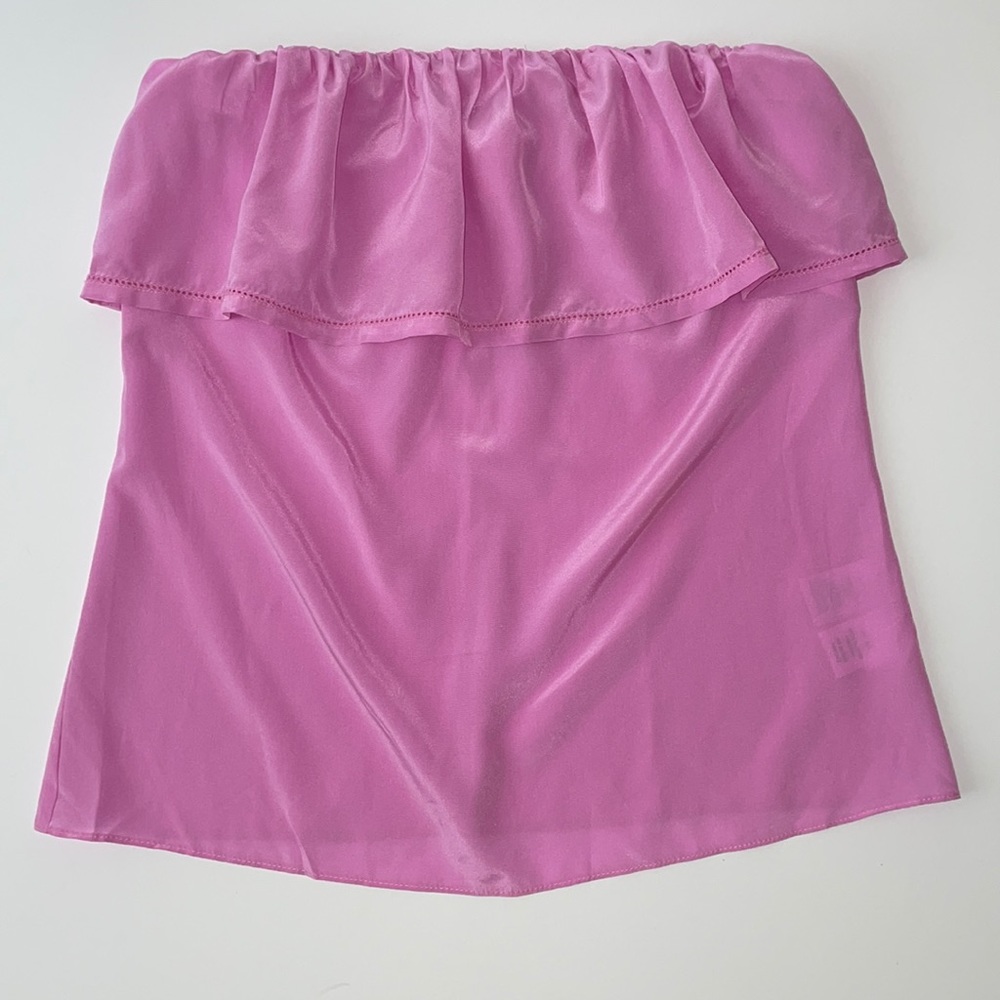 Y2K Vintage Lilly Pulitzer Pink Top XS Lilac Ginny Tube Top